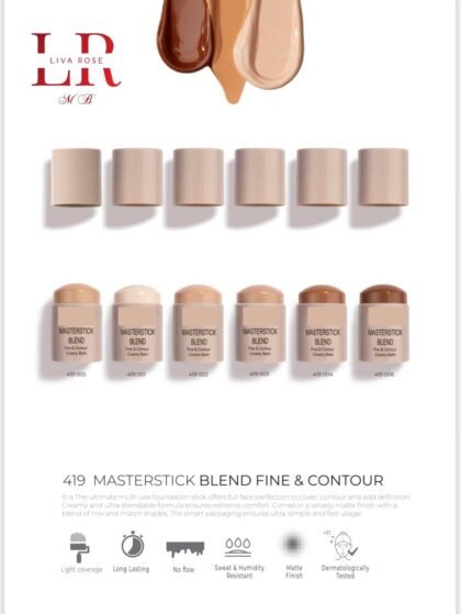 419 MASTERSTICK BLEND FINE  CONTOUR