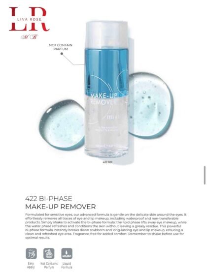 422 BI-PHASE MACE-UP REMOVER