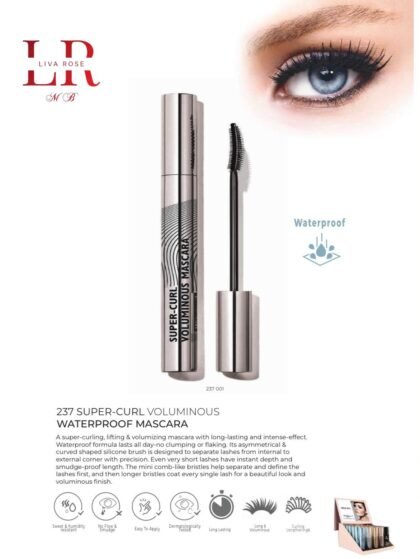 237 SUPER-CURL VOLUMINOUS WATERPROOF MASKARA